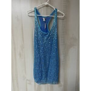 Victoria Secret Racerback Take Top - Medium - Sequins NWT